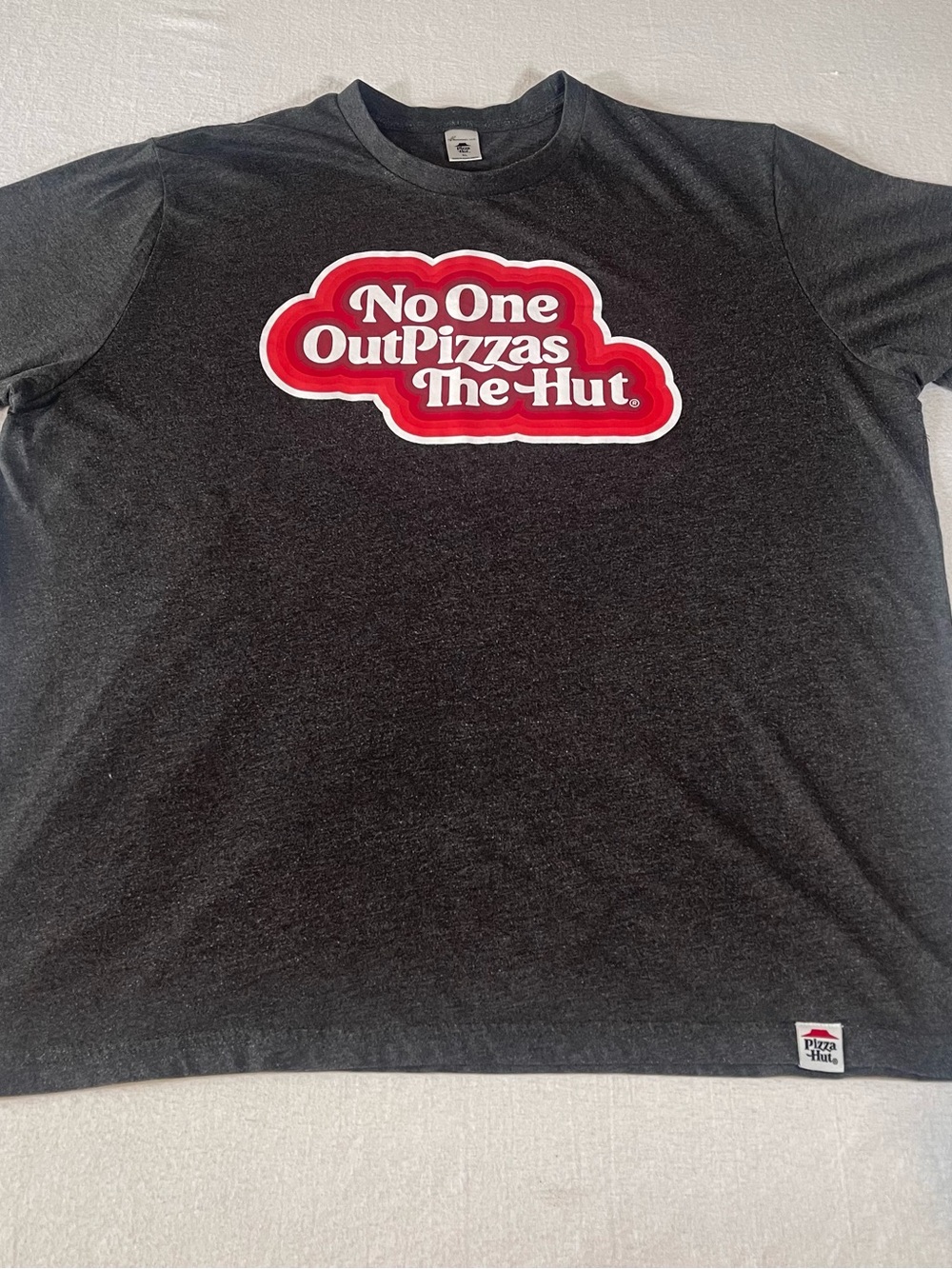 Pizza Hut 'No One OutPizzas The Hut' Black Short Sleeve Tee